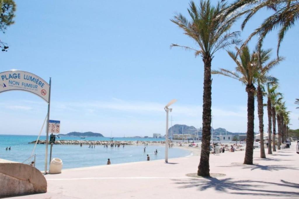 Blue Summer Vibes Duplex Studio For 4P, Ac, Sea View, Parking, Beach At 50M, Spa Access -3 La Ciotat Exterior photo