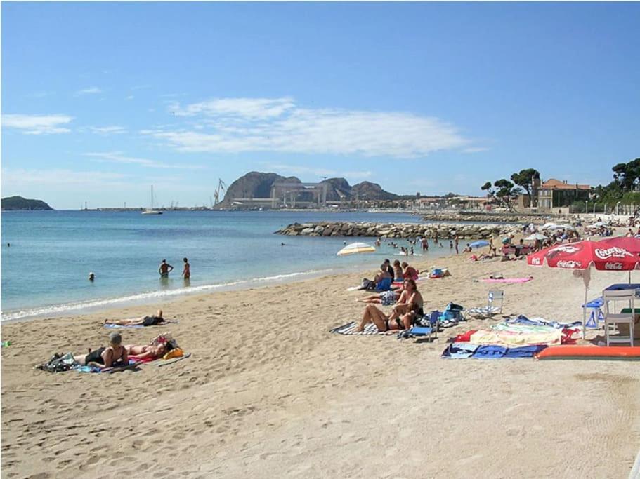 Blue Summer Vibes Duplex Studio For 4P, Ac, Sea View, Parking, Beach At 50M, Spa Access -3 La Ciotat Exterior photo